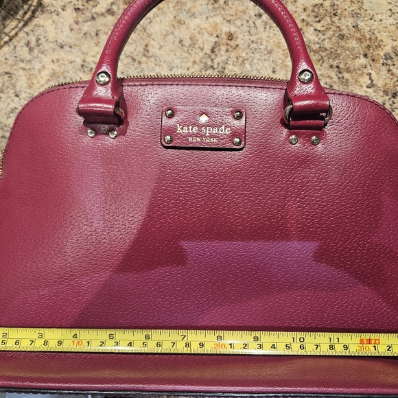 Red satchel purse - Picture 9 of 10